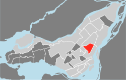 Carte localisation Montréal - Le Plateau-Mont-Royal